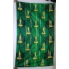 Indian Pooja Backdrop Cloth/Wedding Decor/Sat Narayan Pooja/Haldi Ceremony/Party/Decoration/Fabric 3D printing/Banana Leaf Design Print - Image 3