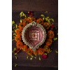 Handcrafted Terracotta Swastik Diya Set – Large, Set of 2 (Traditional Decor for Festivities)
