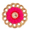 Pom Pom Candle Design Rangoli Mat