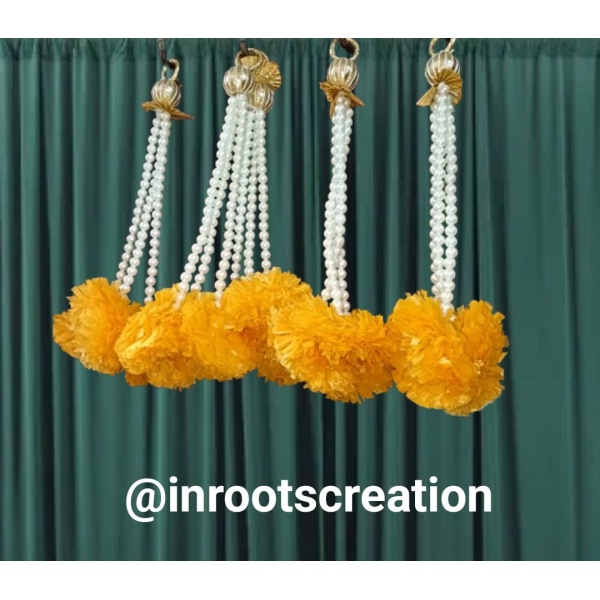 Flower Pearl Hangings - Image 5