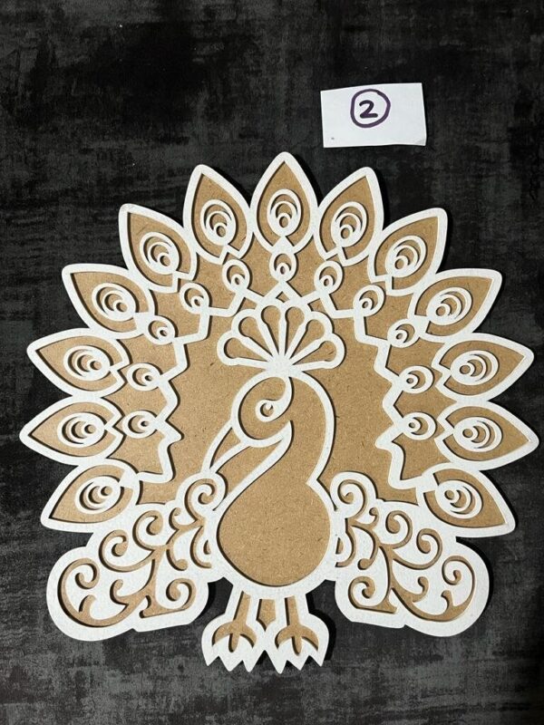 Reusable Wooden Rangoli Base - Image 4