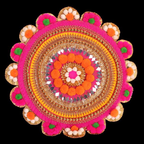 Pom Pom Rangoli Mat - Image 2