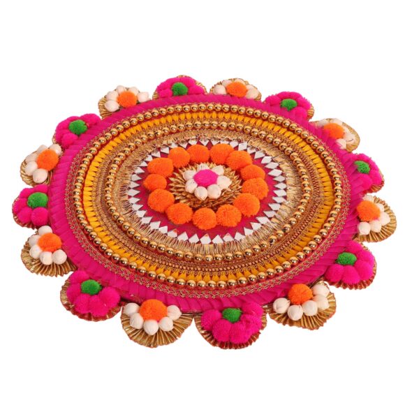 Pom Pom Rangoli Mat