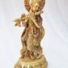 Lord Krishna Statue with Antique Finish