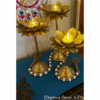 Lotus Flower T Light Candle Holder with stand set of 3