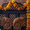 Trunk Subh Labh Crafted Symbol of Prosperity and Good Fortune, Perfect for Elevating Your Home Decor and Bringing Positive Energy