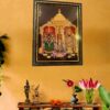 Lord Venkateswara Wall Art – Traditional Framed Poster for Pooja Room, Home Temple & Devotional Decor