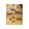 Lotus Flower Tealight Candle Holder set of 3