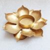 Elegant Lotus T-Light Candle Holder , perfect for adding a serene touch to your home decor | Idol for meditation or relaxation !