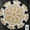 Elegant Lotus Design MDF Reuseable Rangoli create a beautiful design for your festive celebration and for every occasion