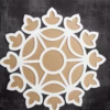MDF Rangoli Design create a beautiful pattern effortlessly for any celebration and add charm to your festive decor Reuseable ramgoli